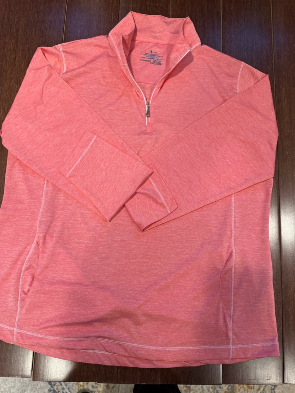 Women's Pink Quarter-Zip Performance Pullover